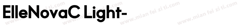 ElleNovaC Light字体转换